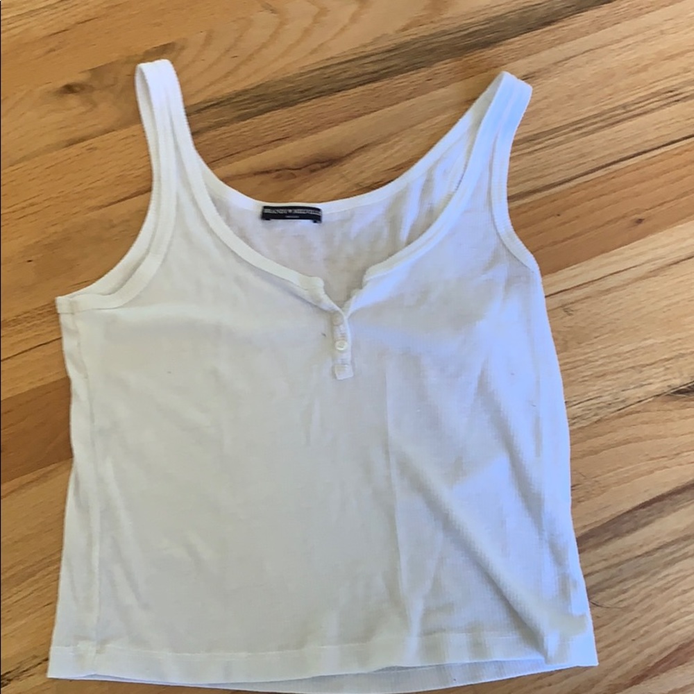 white brandy melville tank